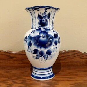 Flow Blue Vase